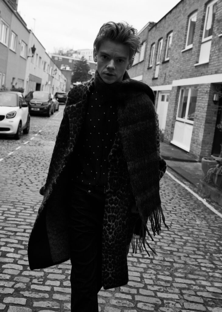 The Queen's Gambit Thomas Brodie Sangster (Benny Watts) Coat